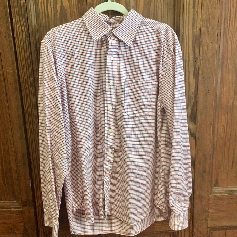 Men’s Duck Head Plaid Long-Sleeve Button-Down